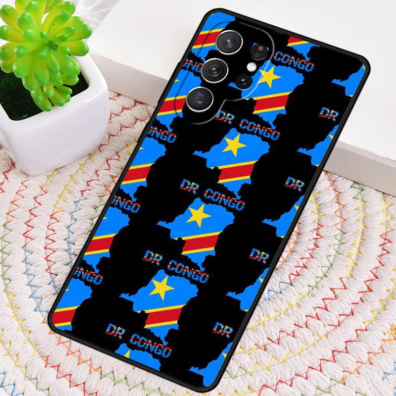 Мягкий чехол для телефона с флагом Конго для Samsung Galaxy note 10 pro S26 Ultra S23 S24 FE S25 S21 S22 PLUS противоударный