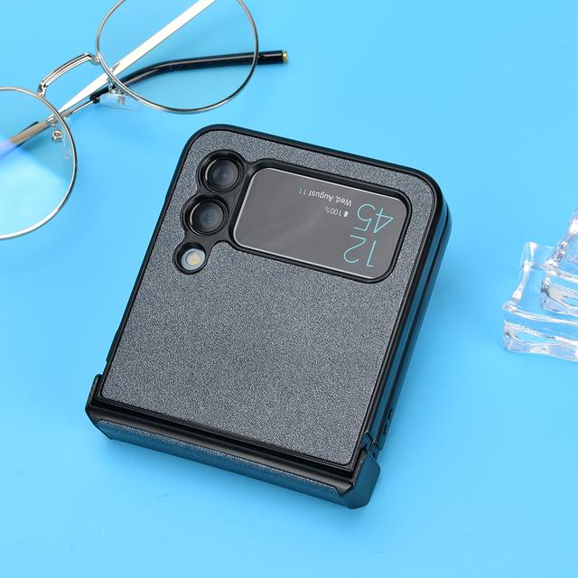 Drop Protection Slim Matte Folding Case For Samsung Galaxy Z Flip 3 5g Flip4 Flip 4 Flip3 Non -Fingerprint Slim Phone Bag Cases