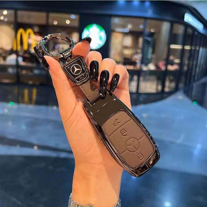 Car Remote Key Case Cover Shell Fob For Mercedes Benz A C E S G Class W177 W205 W213 X167 W222 CLA GLE GLB GLS AMG Maybach qt1