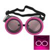Round LED Glowing Glasses Wireless Luminous Eyewear Trendy Flashing Glasses  Carnival Party