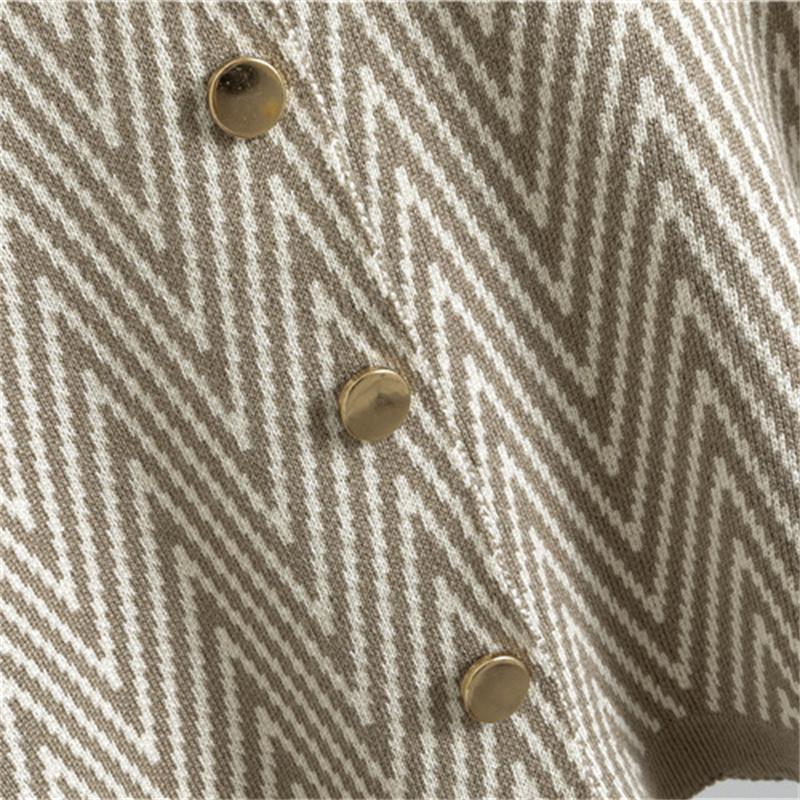 Женский осенне-зимний комплект платья Вязаная шаль-жакет Длинная юбка Комплект из двух предметов