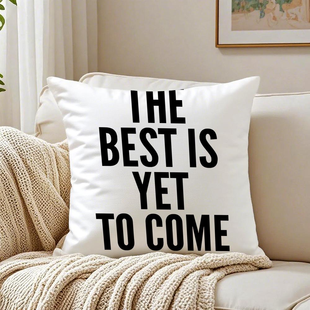Black White Quote Pillow Modern Decor Cushion Cushion Cover Pillowcase Antidustmite living Room Sofa Decor Cushion Room