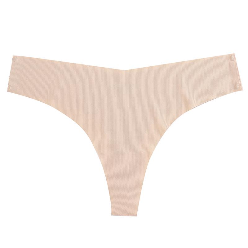 Сексуальные стринги большого размера с леопардовым принтом, низкая посадка, ледяной шелк, хлопковая ластовица - Европейский и американский стиль