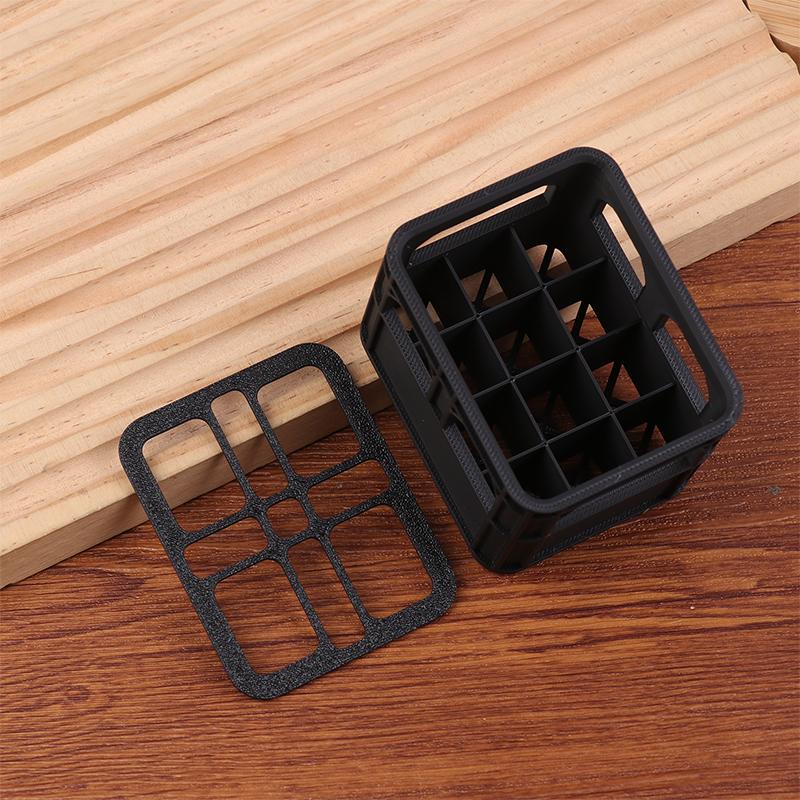 3D-печатная коробка для хранения аккумуляторов DIY пивной ящик Нет. 5 АА Нет. Складываемая корзина для хранения 7 батареек ААА