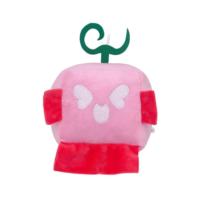 Cute Blox Fruits Plush Leopard Print Box High-quality Material