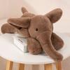 45/60cm Cartoon Lying Down Elephant Plush Toys Cute Soft Funny Stuffed Pillows Dolls For Birthday Festival Gift Room Decor