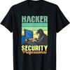 Хакер Безопасность Профессиональный Компьютерный Взлом Взлом ИТ Футболка