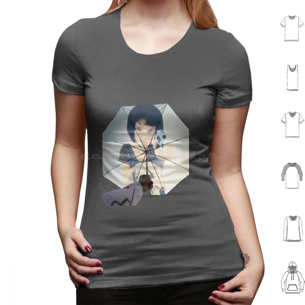 Leon The Professional Umbrella T Shirt Big Size 100 Cotton Leon Leon The Professional Movie Natalie Portman Mathilda Jean Reno