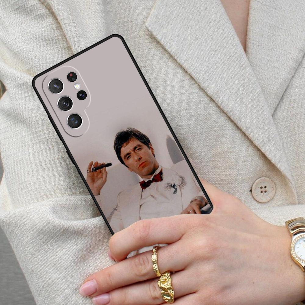 Scarface Tony Montanna Poster Cell Phone Case for Samsung Galaxy S26 Ultra S25 S24 S23 S22 S21 S20 Note10 Cover