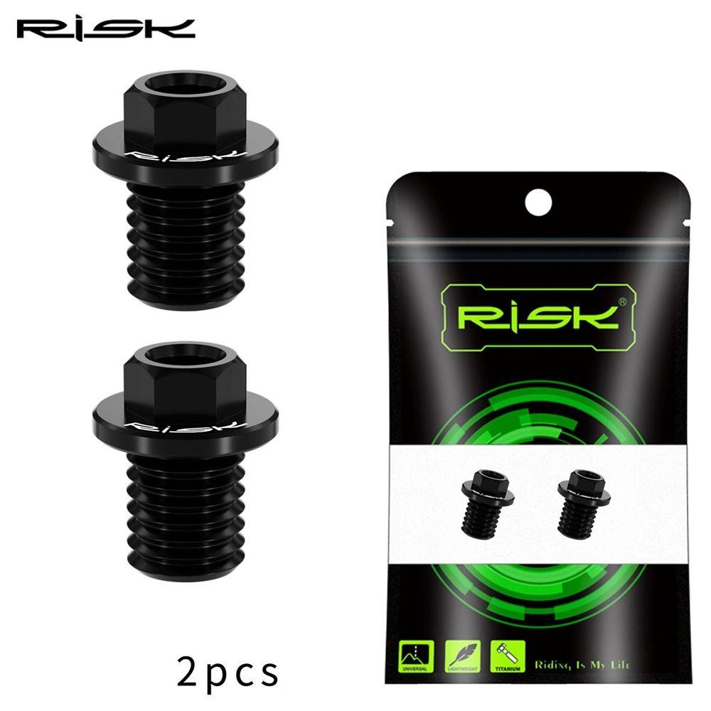 RISK 2шт Титановые Болты для прокачки тормозов/Запорный винт для гидролинии шоссейного велосипеда Для SHIMANO R7020 R8020 R8070 R8170 R9170 Велосипедные запчасти