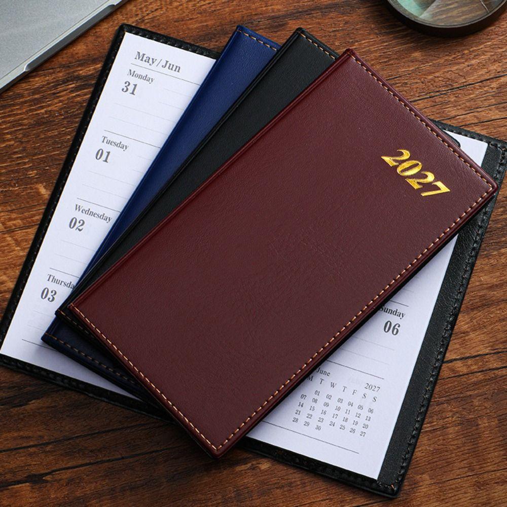Wear-resistant 2027 Schedule Planner Notepad A6 Office Work Planner Diary Writing Pads Business