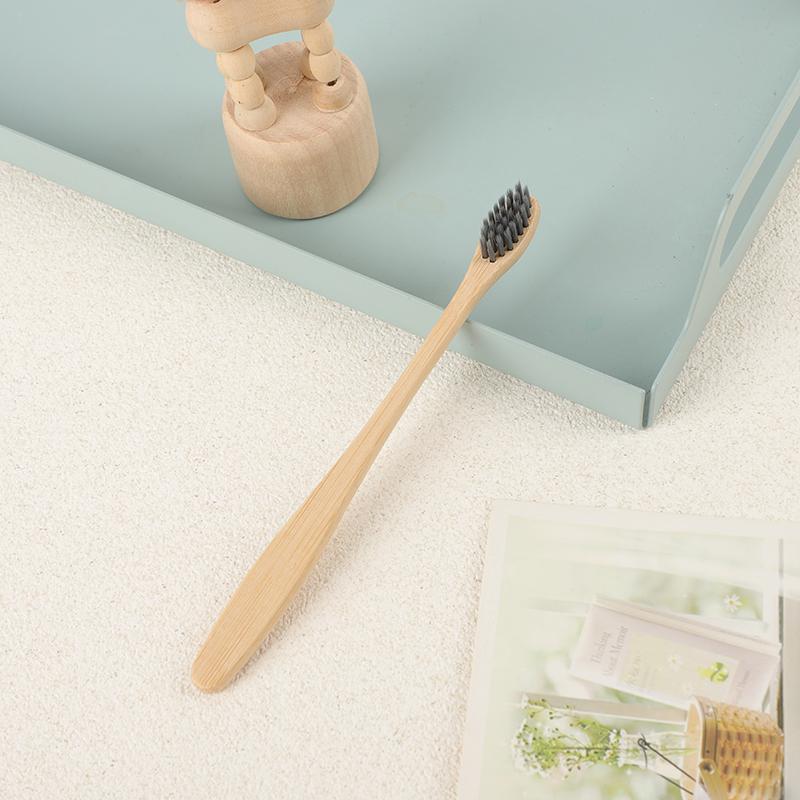 Ready Stock Fast and Custom Logo Kids Waterdrop Shape Soft BPA Free Natural Biodegradable Bamboo Toothbrush