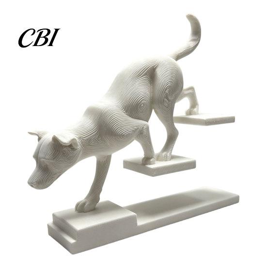 Pet Shaped Decorative Statue 3D Printed Cat Dog Figurine, Stair Animal Sculpture, Three-dimensional Ladder Sculpture Cat/Dog Shape Stepping