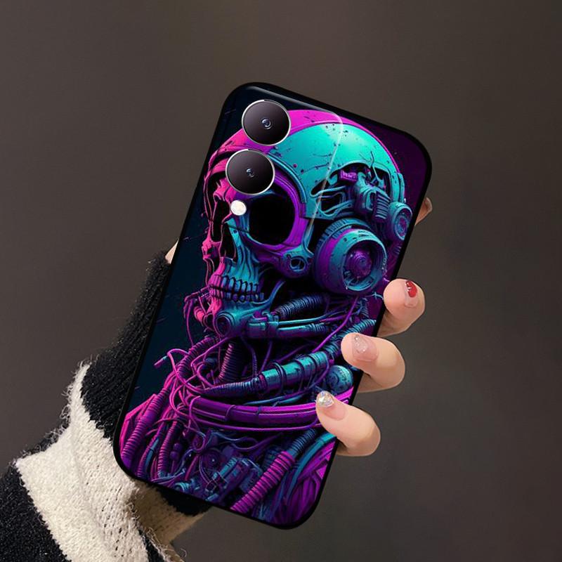 Чехол для телефона Vivo Y17s Y33t Y12 4G Мягкий силиконовый TPU Чехлы-бамперы Для Vivo Y36 Y36m Y36i Y28 G2 5G Мультяшная задняя крышка Защитный чехол