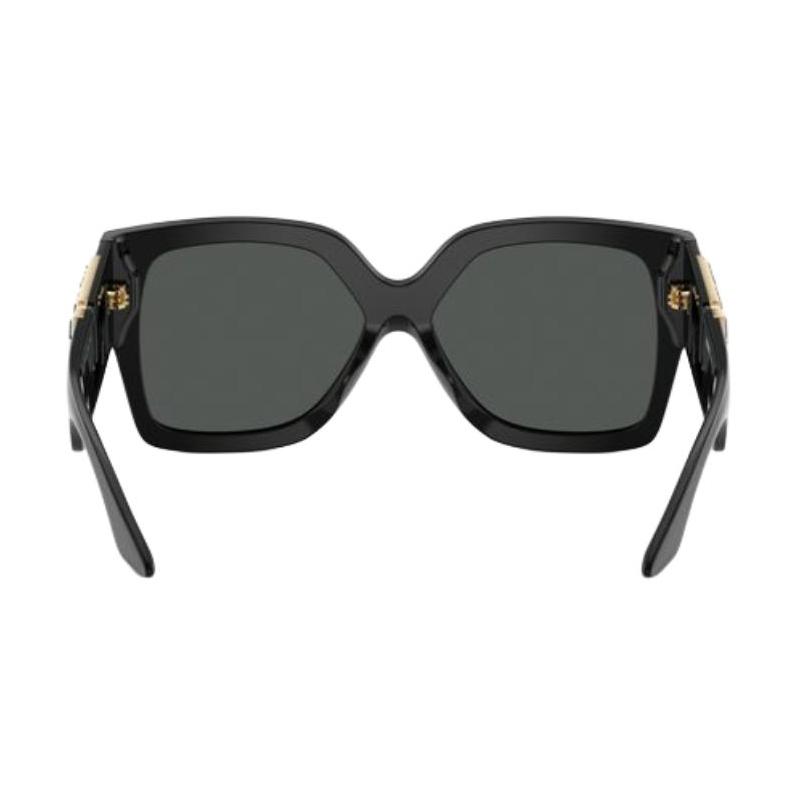 Versace Солнцезащитные очки Acetate Square с логотипом Женские Черные 17385093 VERYAAM6BCKLLLLL00-черная ширина линзы