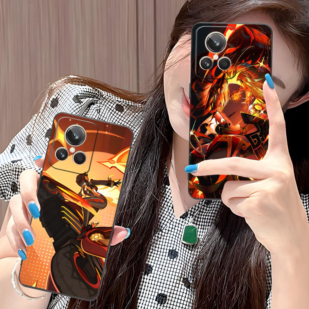 Игровой чехол GI Mavuika из матового ТПУ для мобильного телефона Realme 15 14 13 12 11 10 9 Pro Plus T i Lite 5G, цветная печать