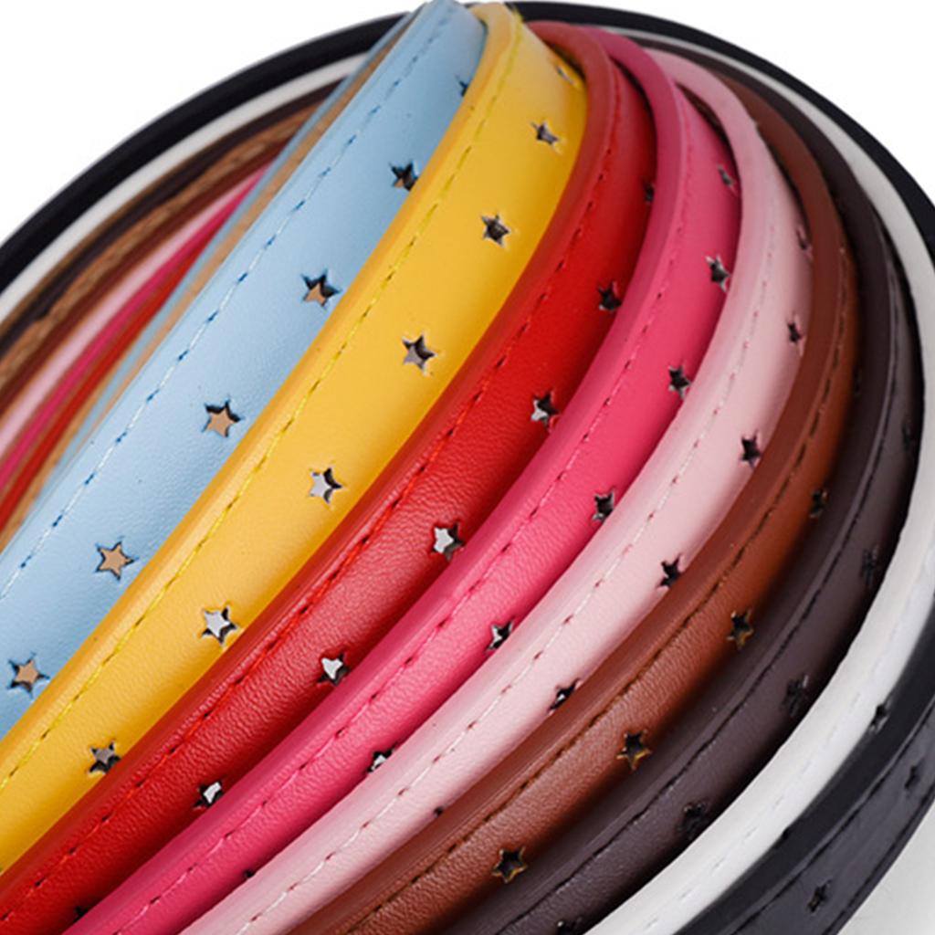 Adjustable Alloy Star Buckle Thin Waist Belt Vintage Style Belt Hot Girls Women Waist Belt for Coat Skirts Jeans