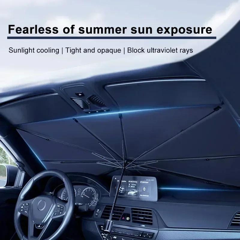 Car Sticker For BMW Windshield SunShade Umbrella Hemmed Edges Cover Protector Parasol For BMW M M3 M5 E46 E90 F20 E39 E91 E87 E6
