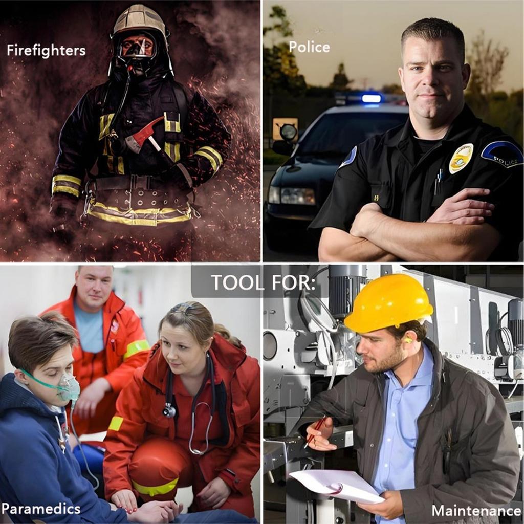 2Pcs Stainless Steel Unlocking Handle Compact Door Seam Lock Opener Portable Pry Bar Hand Tool Firefighting Tool