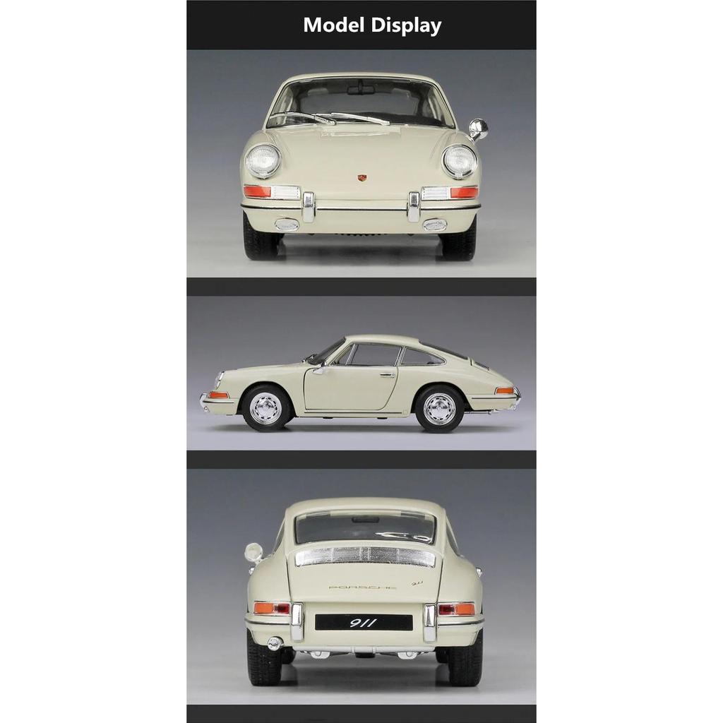 WELLY 1/24 1964 Porsche 911 Сплав Классический Спортивный Автомобиль Модель Литые Металлические Транспортные Средства Модель Автомобиля Симуляция Коллекция Детская Игрушка Подарок