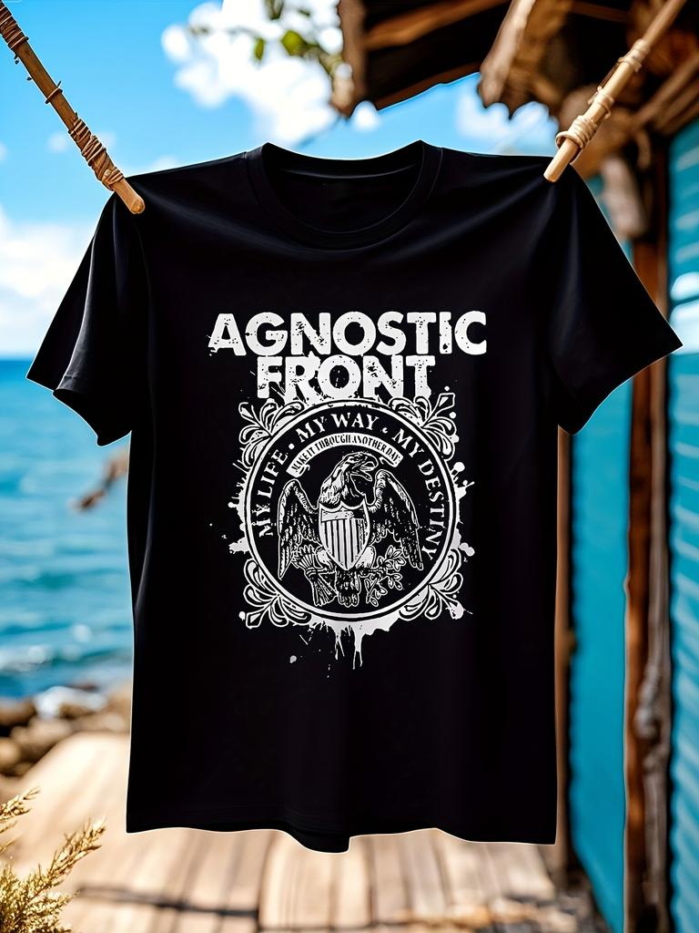 Punk Rock Graphic Tshirt Graphic Tshirt - Bold Agnostic F...