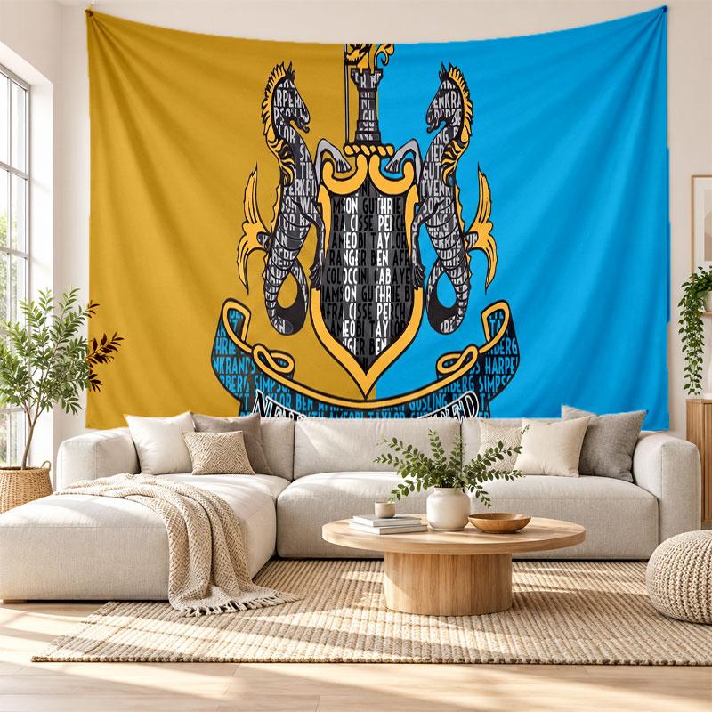 Newcastle United Football Wall Tapestry, Soft Fabric Wall Hanging, Decorative Backdrop For Bedroom Home Wall Art