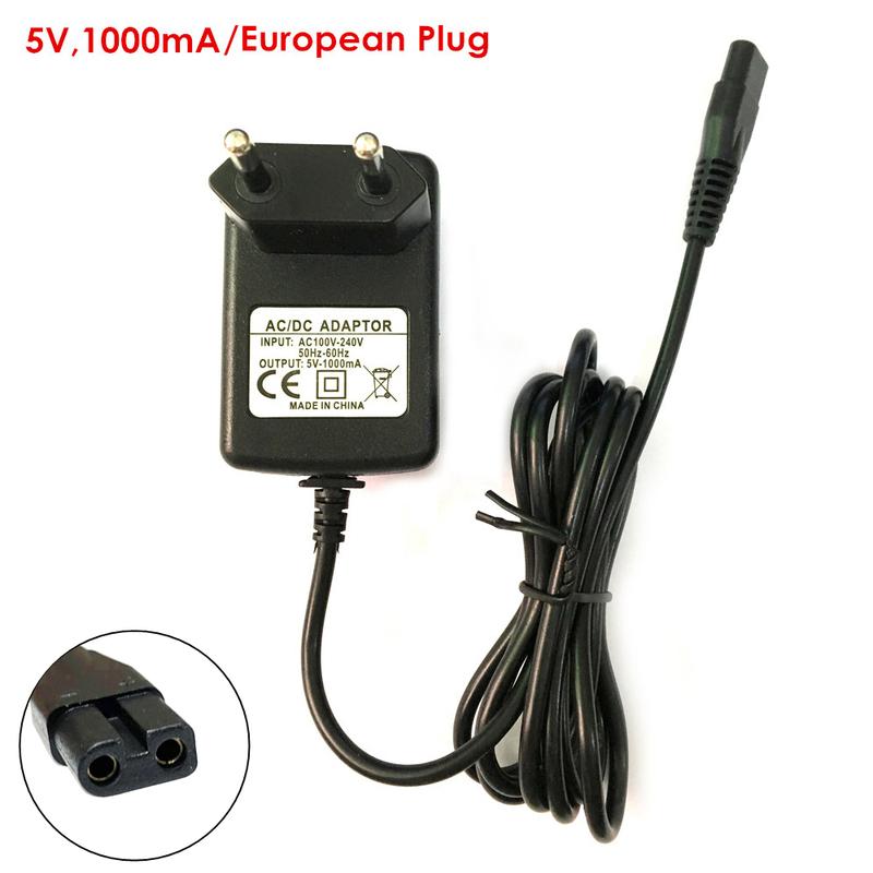 Original 3V/5V Power Adaptor for BaoRun P2/P3/P6/P7/P9 Professional Pet Dog Hair Trimmer Clipper European/U.S.A Charger Plug