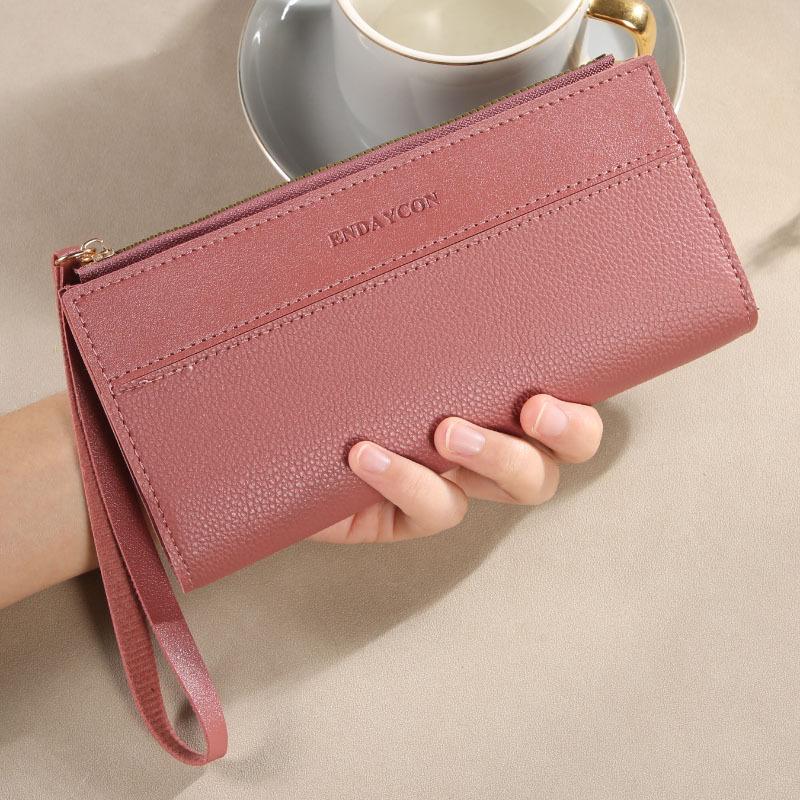 Женский кошелек на молнии с множеством отделений для карт и монет - Стильная и универсальная маленькая сумка для хранения 2025