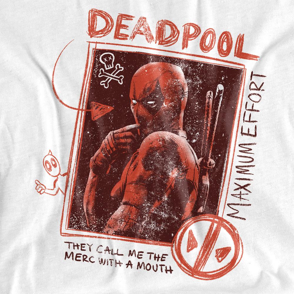 Футболка унисекс для взрослых Deadpool & Wolverine Maximum Effort Deadpool