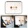 UV Protection Cartoon Car Curtain Embedded Rail Side Window Sunshade Cover  Rear Seat