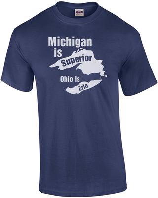Мичиган превосходит Огайо - Эри - Футболка Мичиган