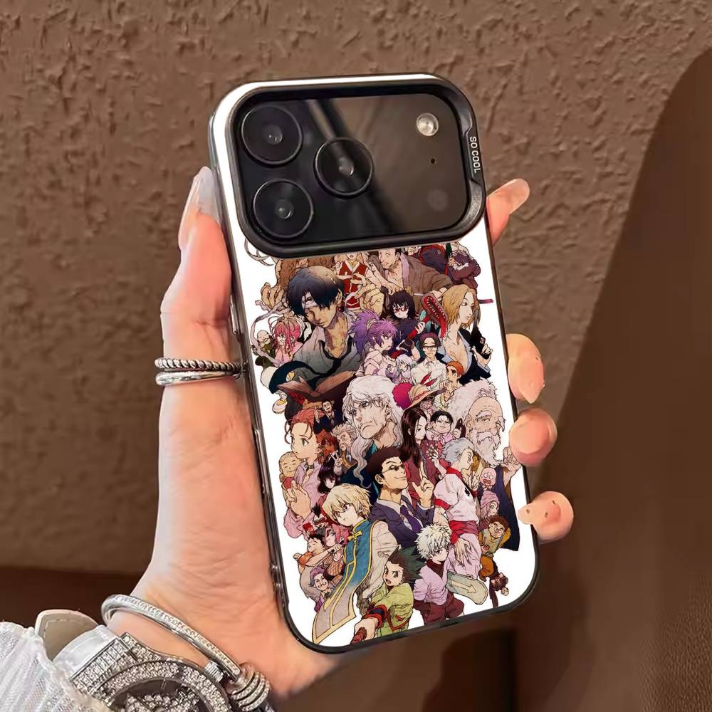 Anime H-Hunter X Hunter Phone Case Color Silver Shell For IPhone 17 16 15 14 13 12 11 Pro Max Plus