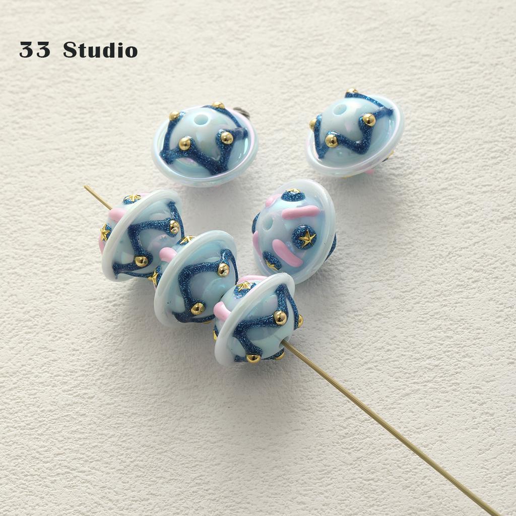 Тяжелая специальная дрель, бусины с ручной росписью, аксессуары «сделай сам», комплект материалов, цепочка для мобильного телефона, автомобильный кулон, бусины-проставки, браслет