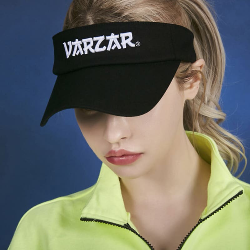 VARZAR Signature 3D Logo Overfit Sun Cap Black