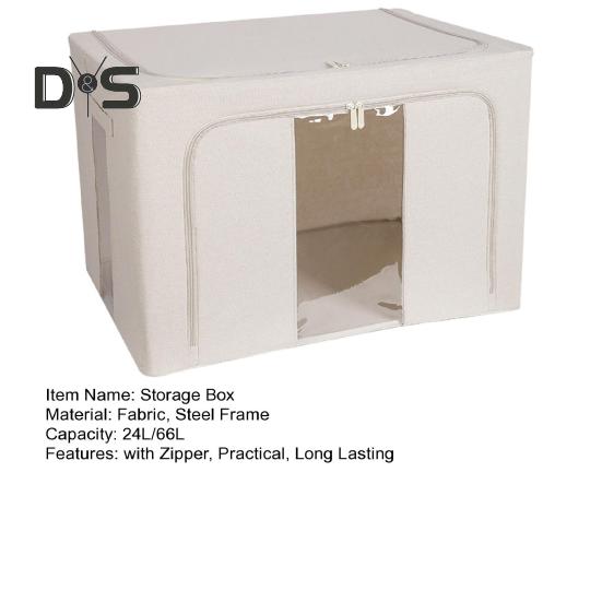 Контейнеры для хранения одежды с металлическим каркасом, штабелируемые ящики для хранения, застежка-молния, организация шкафа, складные контейнеры для хранения одежды с крышками