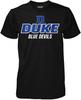 Черная облегающая футболка Duke Blue Devils с логотипом второй команды