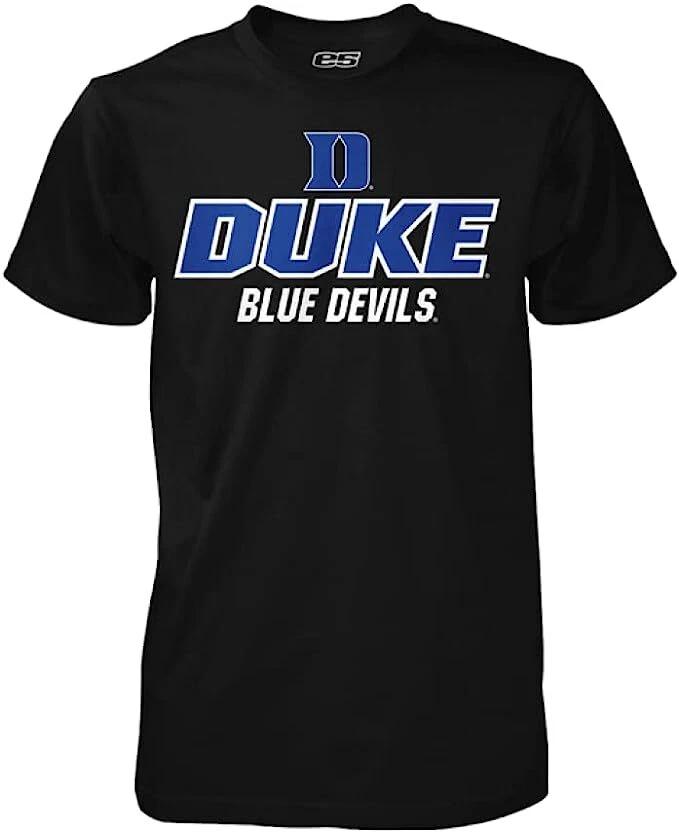 Черная облегающая футболка Duke Blue Devils с логотипом второй команды