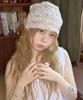 Kiibi Цветочная Шапка-Бини на Пуговицах Цвет Слоновой Кости