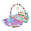 Baby Kick Piano Soft 5 Pendant Toys Portable Musical Infant Play Gym Mat with Light for 0 To 12