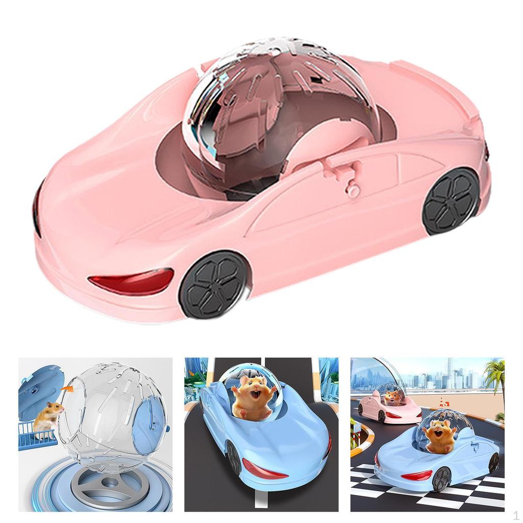 Игрушечная машина-перделка Хомяк Упражнения Портативное колесо Портативный Смешной Съемный Прозрачный для Мыши