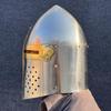 Templar Crusader Helmet Authentic Templar Crusader Helmet 12th Century Medieval Great Helmet Cosplay, Prop, Display, Replica, LARP