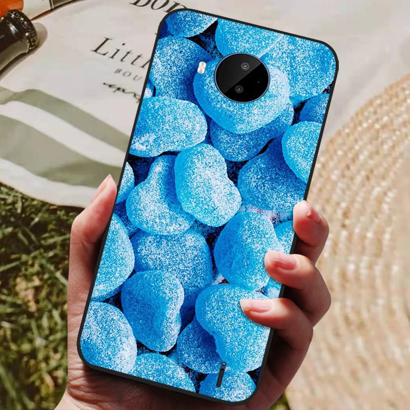 Для Nokia C20 Чехол Мягкий ТПУ Силиконовый Мультяшная Задняя Крышка для Nokia C20 Plus Чехлы для Телефона ТПУ Черный Бампер для NokiaC20 C 20 Plus