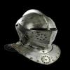 Medieval Replica Knight Helmet with Closed Armor for Sac Lerp Great Helmet