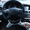 Автомобильные аксессуары, накладка на раму рулевого колеса, декоративная крышка для Mercedes Benz C Class W204 W212 W463 W166 X166 2011-2017