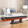 KNEW BUILT Модели круизных лайнеров Titanic Мини Строительные Блоки Игрушки Наборы для Девочек Подарок Взрослым Сборка Кирпичная Декорация с Куклами