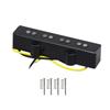 FLEOR Открытый стиль Винтажный Alnico 5 Jazz JB Звукосниматель для Бас-гитары с 4 Струнами, Звукосниматель для Грифа или Бриджа, Волокняная Катушка