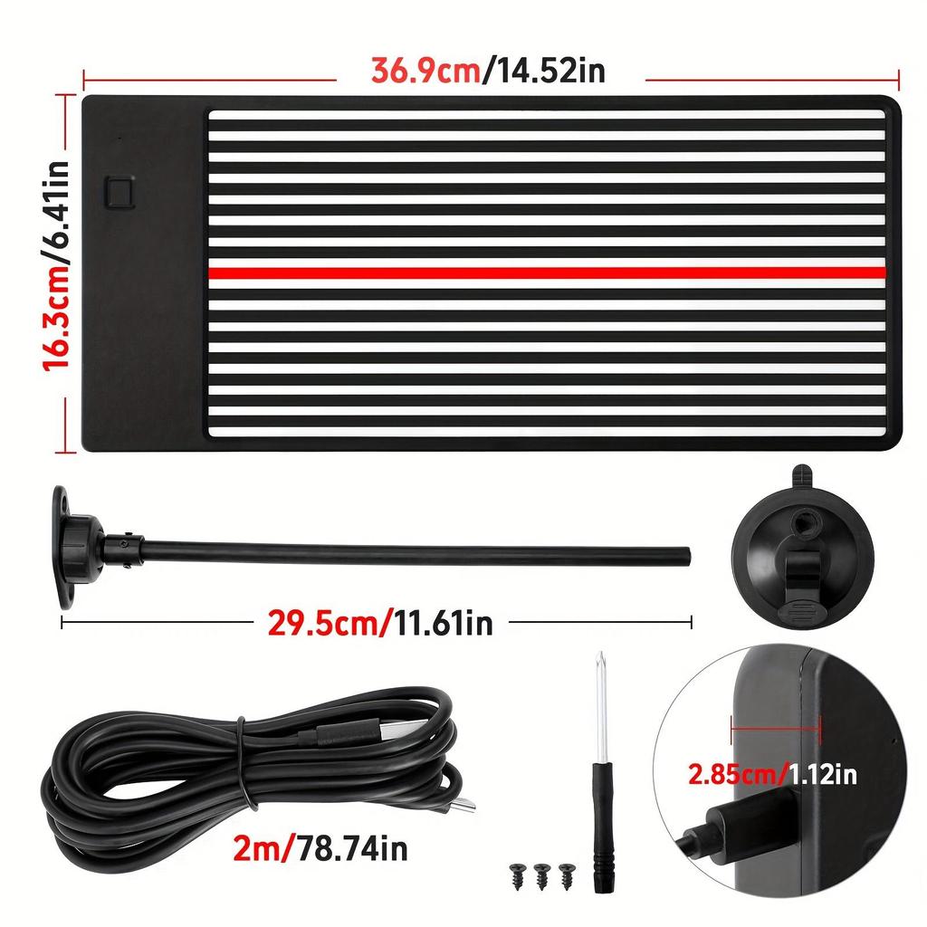 Автомобильный отражатель вмятин, светодиодный светильник PDR, линейная доска, свет, инструменты для ремонта вмятин, использование детектора вмятин
