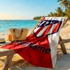 Atletico Madrid Customizable Name Beach Towel Soft Durable Quick-Dry Suitable for Sports Travel Swimming Yoga Bathroom Beach And Pool