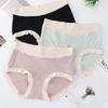 High-waist Panty for Women Pure Cotton Breathable Push Up Briefs Comfortable Plus Size Underwear