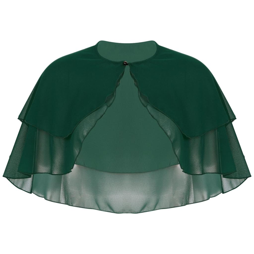 Женская мягкая шифоновая шаль с открытой передней частью, болеро, накидка, накидка для свадебной вечеринки